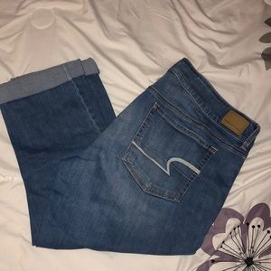 American Eagle Artist Crop Jeans